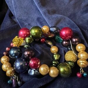 Chicos Wrap Beaded Bracelet